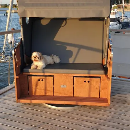 Holiday home Hausboot Lewisia Mit Grossem Sonnendeck Inklusive Waeschepaketen Barth